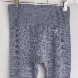S Gymshark Legging Vital Seamless Heather Blue Gray Marl Women’s Size Small